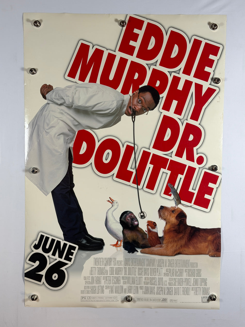 DR. DOLITTLE 1998 Original Movie Poster 27x40 DS Rolled Eddie Murphy - Joe's Geek VLT