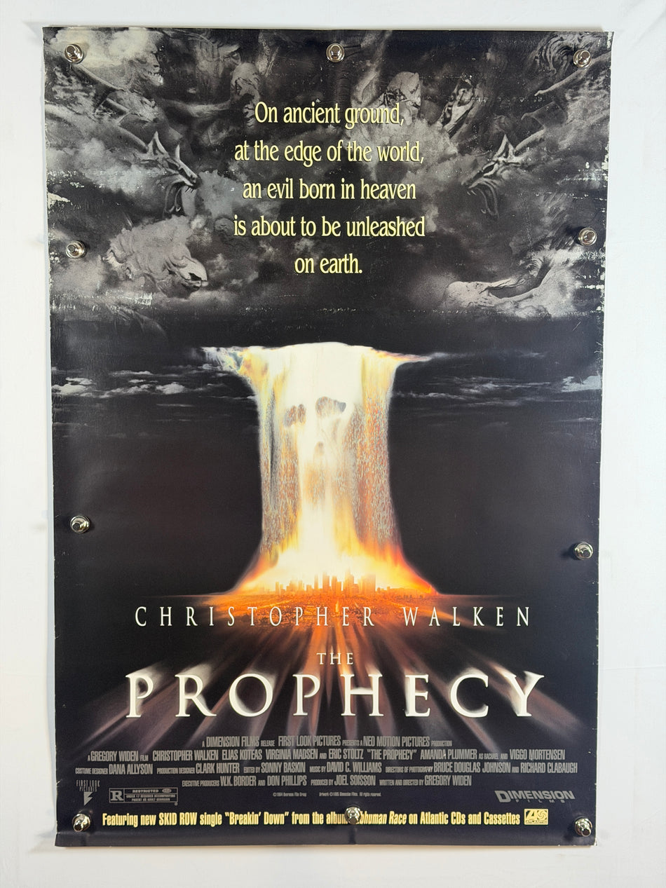 THE PROPHECY 1995 Original Movie Poster 27x40 DS Rolled Christopher Walken