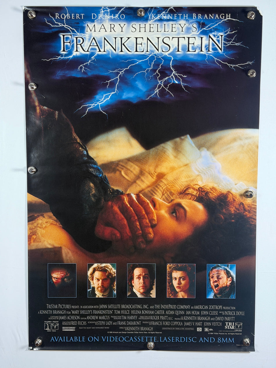 MARY SHELLEY'S FRANKENSTEIN 1994 Original Movie Poster 27x40 SS Rolled Robert De Niro - Joe's Geek VLT