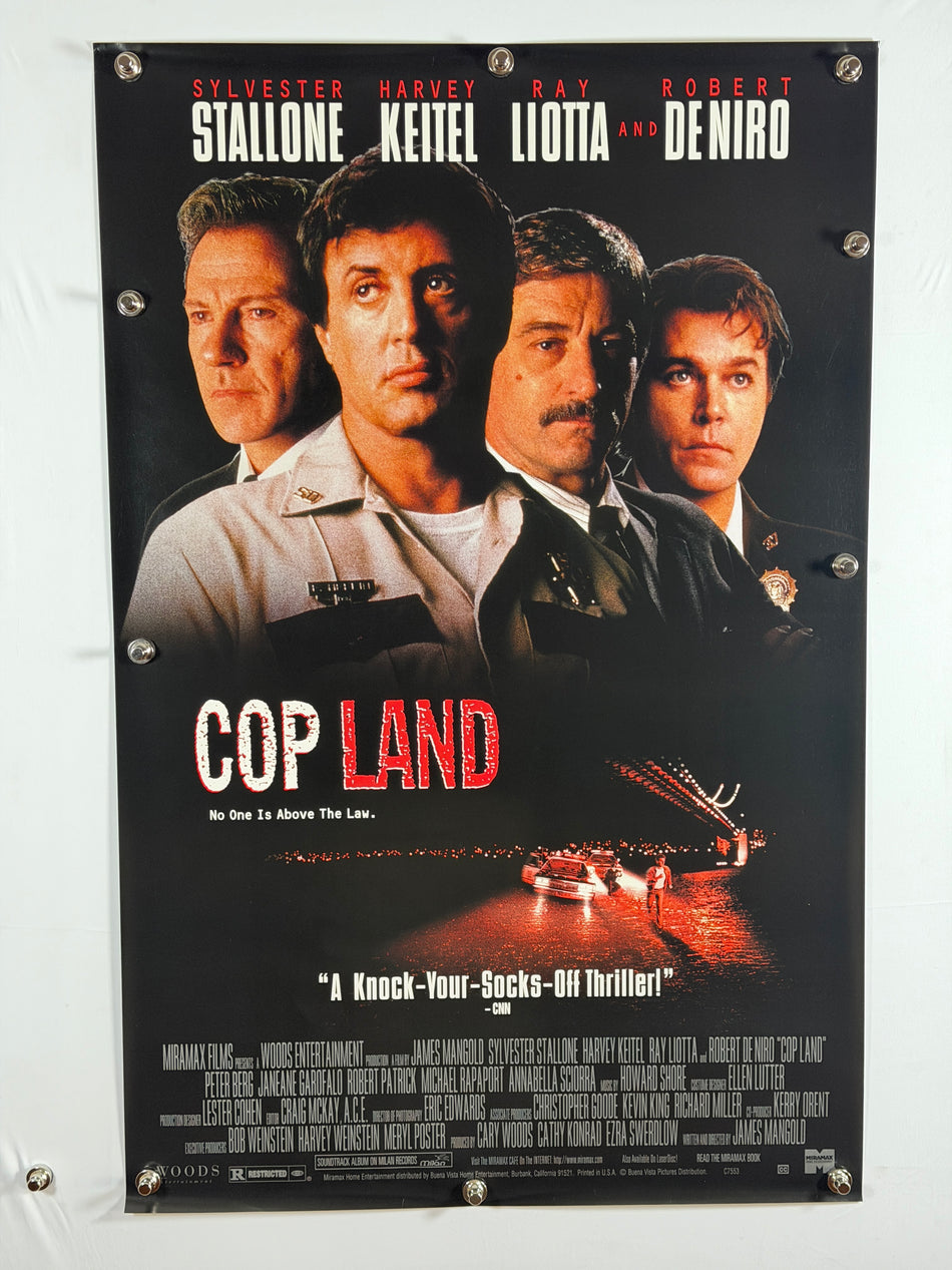 COP LAND 1997 Original Movie Poster 27x40 SS Rolled Sylvester Stallone Robert De Niro - Joe's Geek VLT
