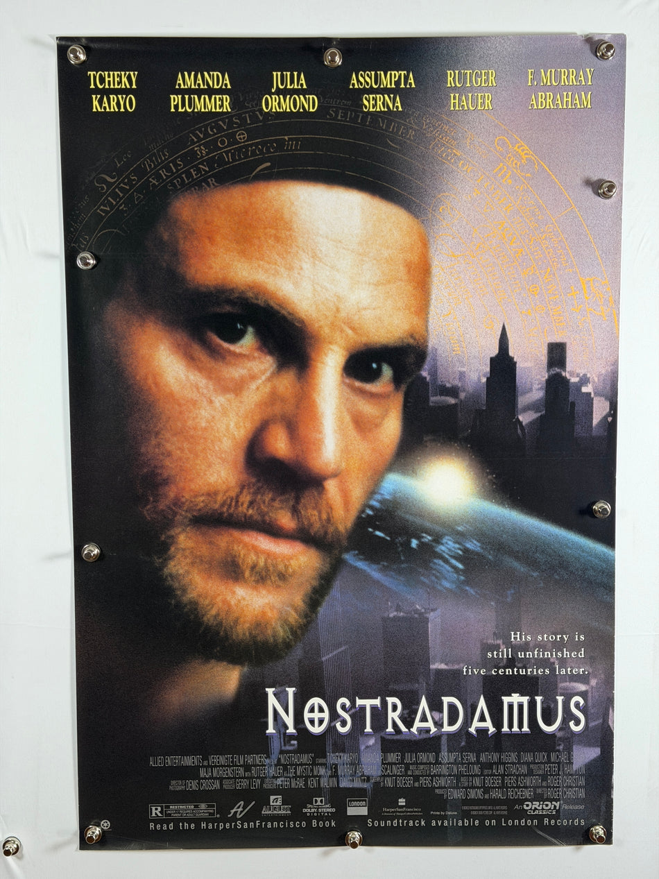 NOSTRADAMUS 1994 Original Movie Poster 27x40 SS Rolled Rutger Hauer - Joe's Geek VLT