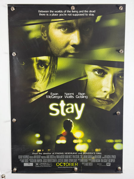 STAY 2005 Original Movie Poster 27x40 DS Rolled Ewan McGregor Naomi Watts Ryan Gosling - Joe's Geek VLT
