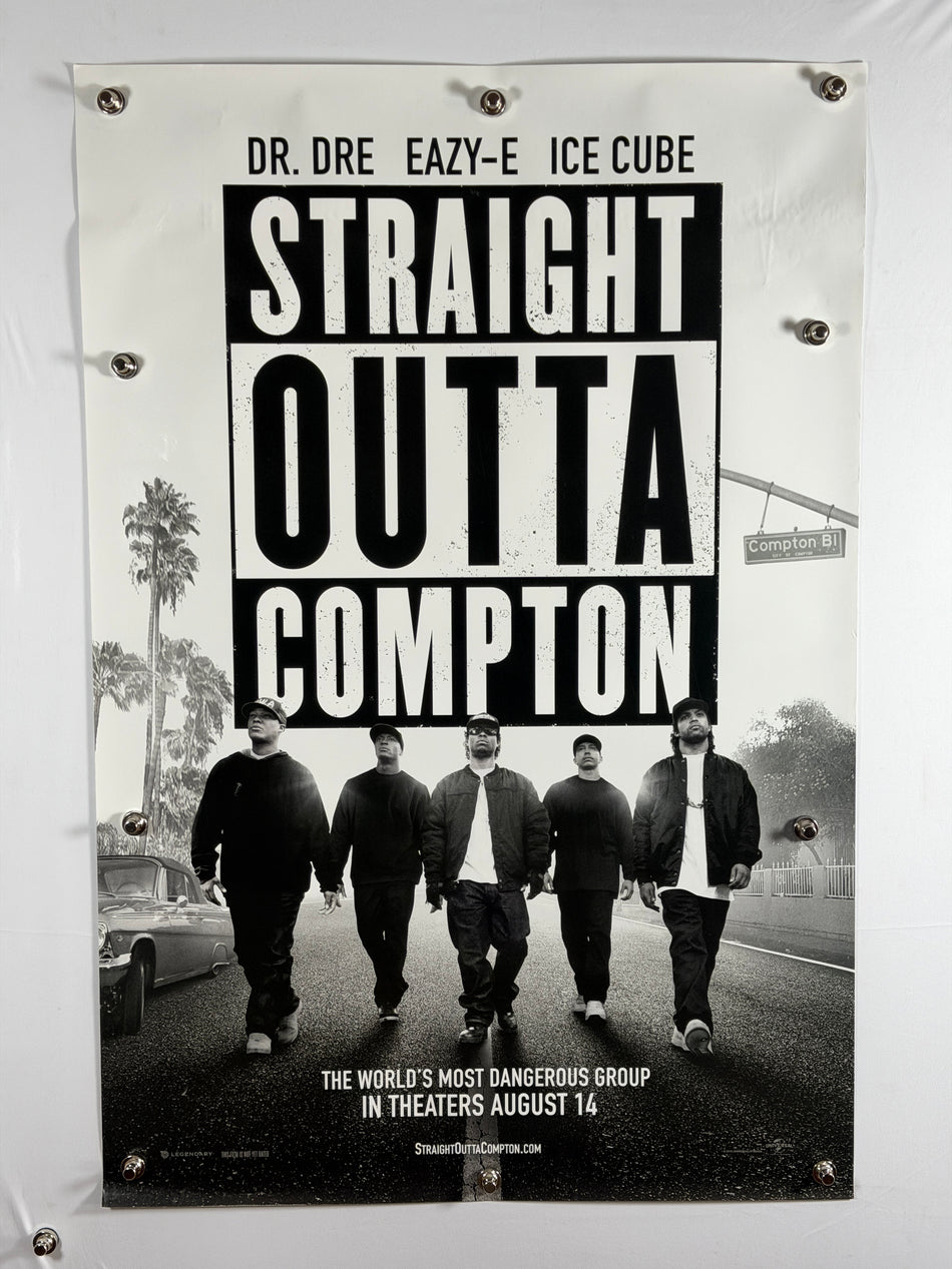STRAIGHT OUTTA COMPTON 2015 Original Movie Poster 27x40 DS Rolled N.W.A. - Joe's Geek VLT
