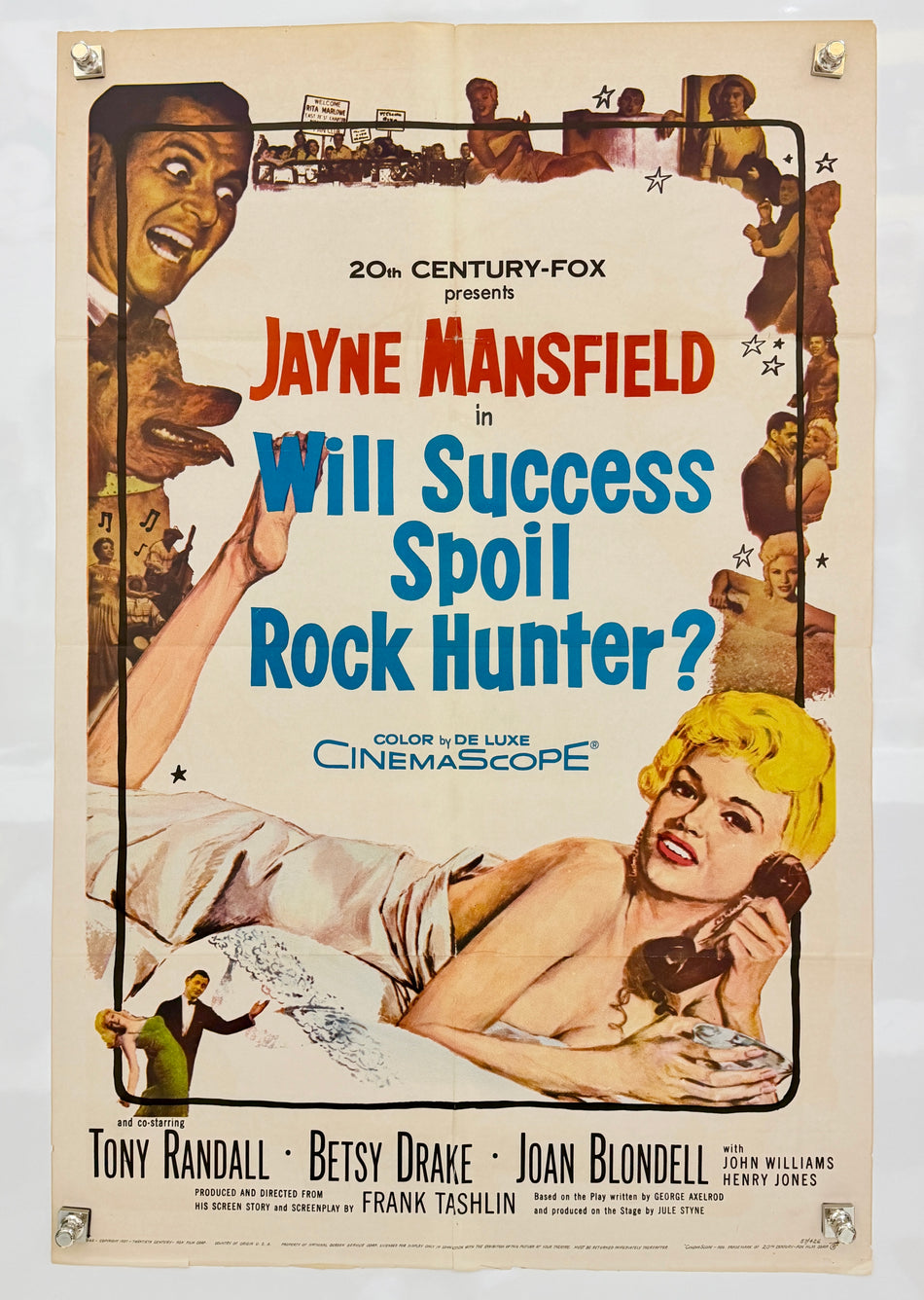 Will Success Spoil Rock Hunter? (1957) Original Movie Poster 27x41 Jayne Mansfield