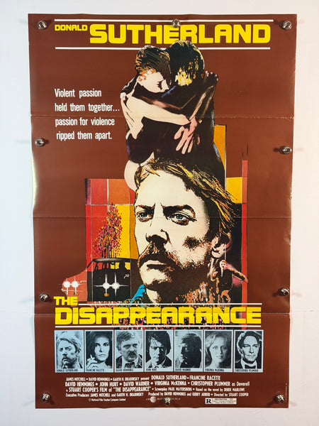 THE DISAPPEARANCE 1977 Original Movie Poster 27x41 SS Rolled Donald Sutherland - Joe's Geek VLT
