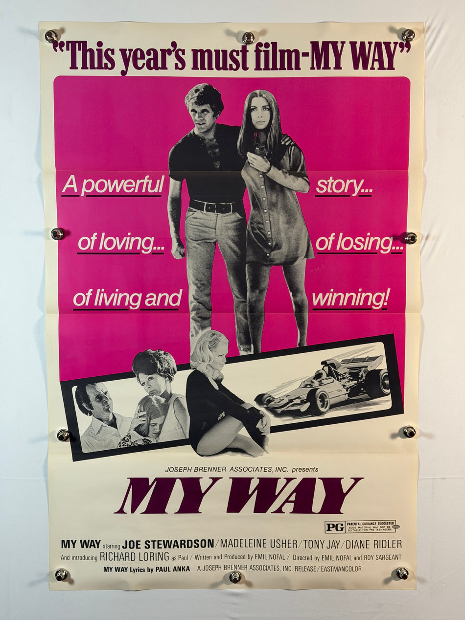 MY WAY (THE WINNERS) 1974 Original Movie Poster 27x41 SS Rolled PG - Joe's Geek VLT