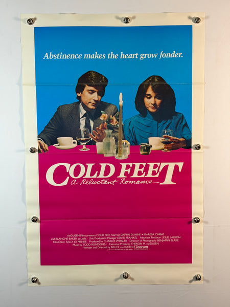 COLD FEET 1984 Original Movie Poster 27x41 SS Rolled Griffin Dunne - Joe's Geek VLT