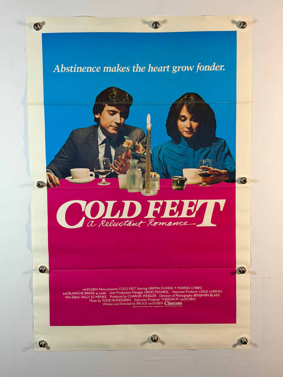 COLD FEET 1984 Original Movie Poster 27x41 SS Rolled Griffin Dunne - Joe's Geek VLT