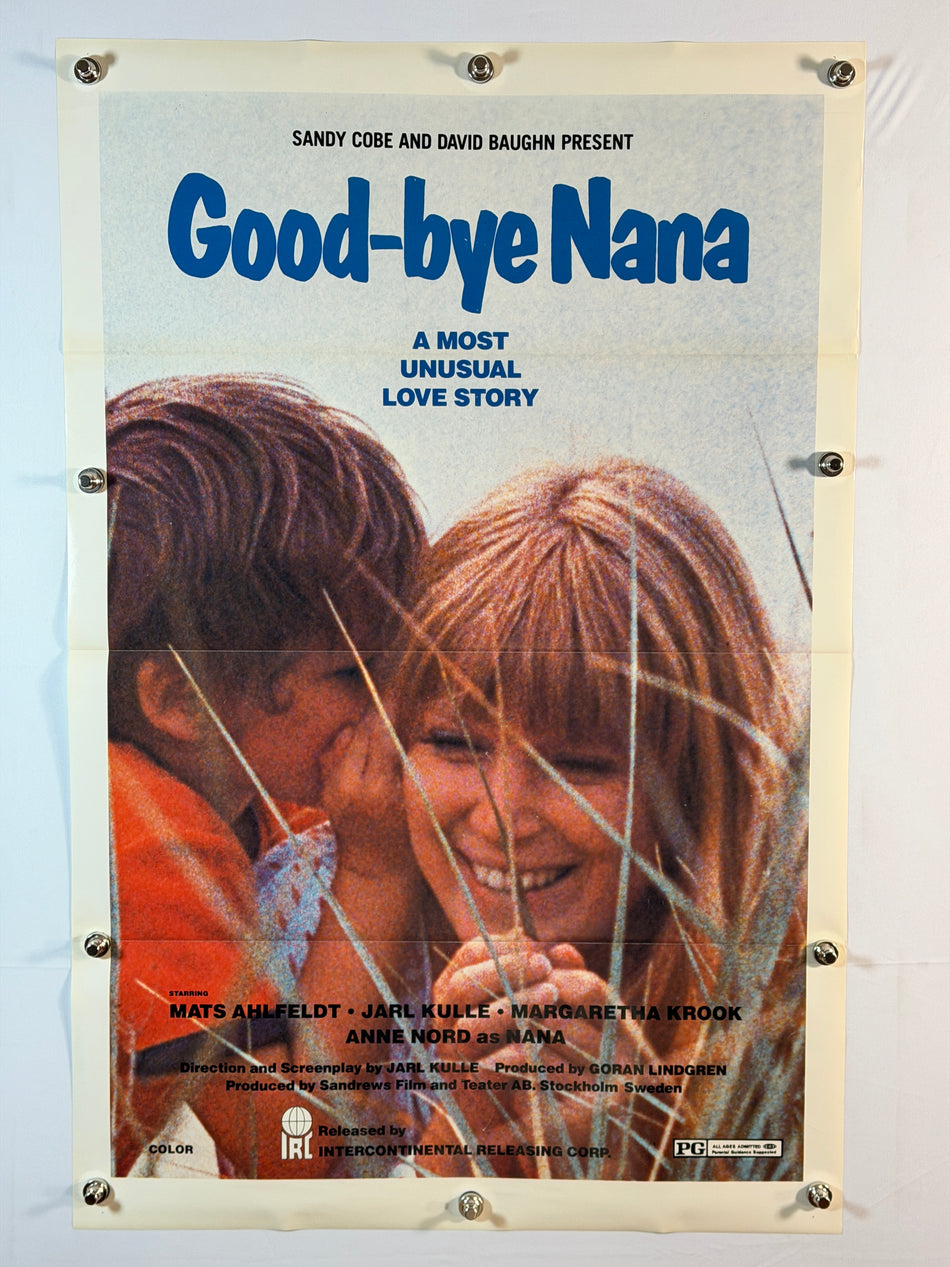 GOOD-BYE NANA 1970 Original Movie Poster 27x41 SS Rolled Swedish Drama Ministern - Joe's Geek VLT