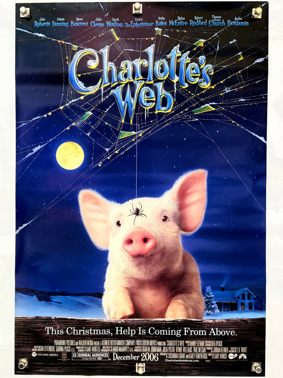 Charlotte's Web (2006) Original Movie Poster 27x40 DS Dakota Fanning