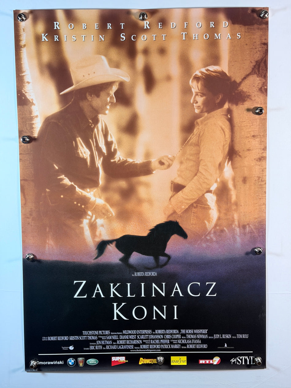 THE HORSE WHISPERER 1998 Original Polish Movie Poster 27x40 SS Rolled Robert Redford Kristin Scott Thomas - Joe's Geek VLT