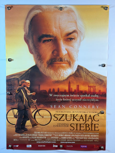 FINDING FORRESTER (SZUKAJĄC SIEBIE) 2000 Original Polish Movie Poster 27x40 SS Rolled Sean Connery - Joe's Geek VLT