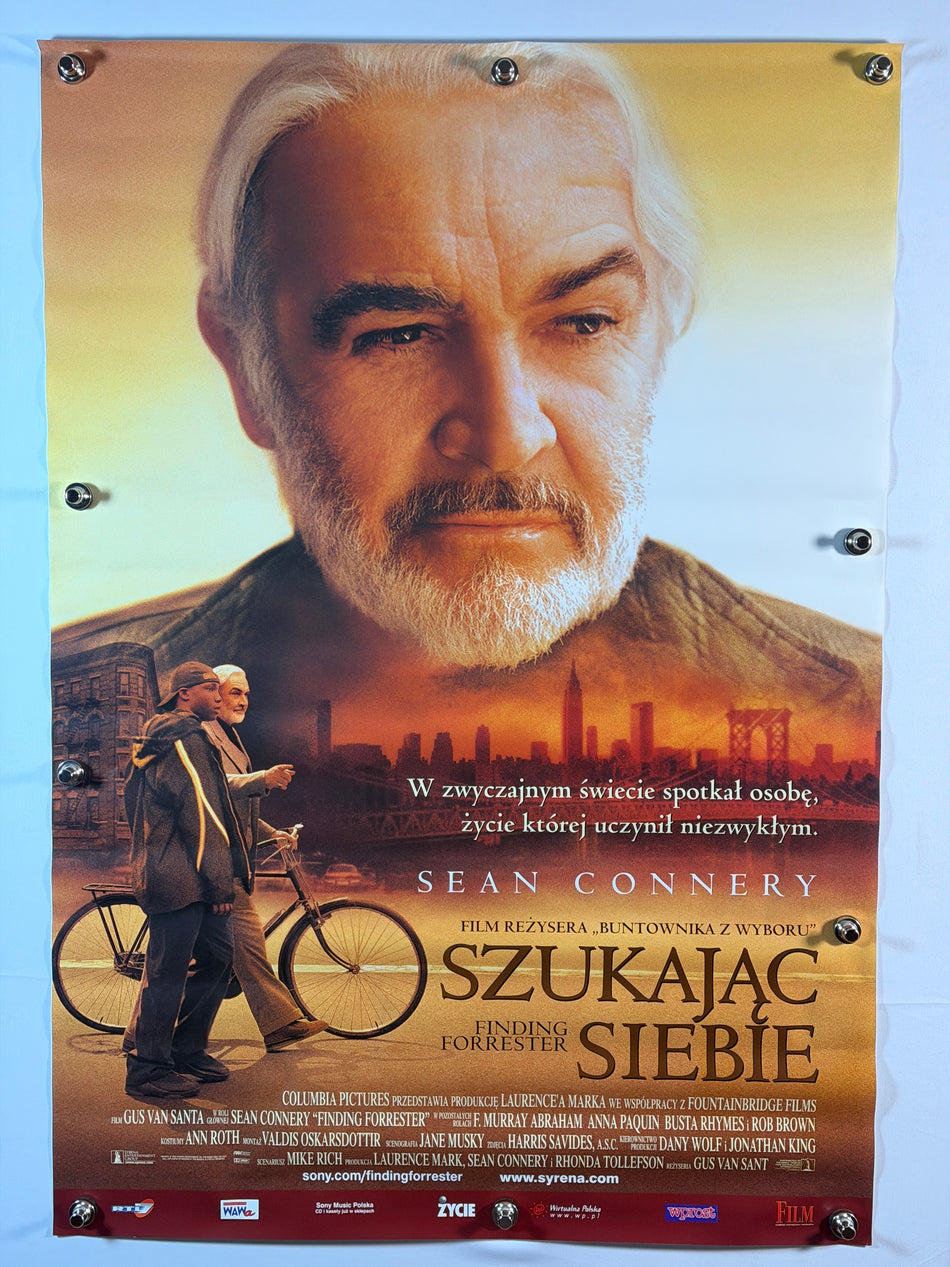 FINDING FORRESTER (SZUKAJĄC SIEBIE) 2000 Original Polish Movie Poster 27x40 SS Rolled Sean Connery - Joe's Geek VLT