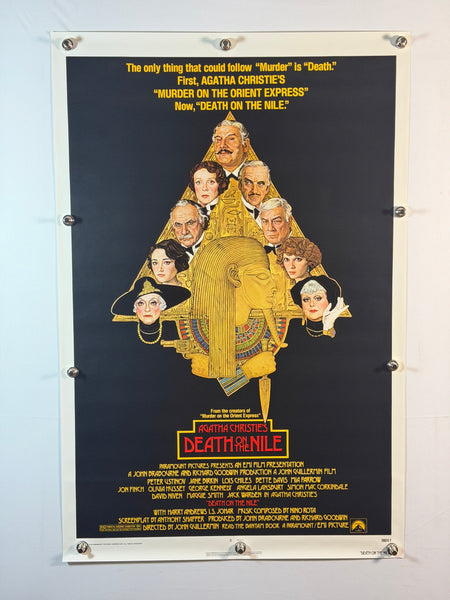 DEATH ON THE NILE 1978 Original Movie Poster 27x41 SS Rolled Peter Ustinov Bette Davis - Joe's Geek VLT