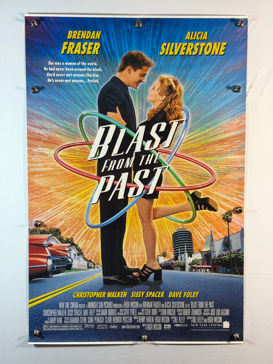BLAST FROM THE PAST 1999 Original Movie Poster 27x40 SS Rolled Brendan Fraser Alicia Silverstone