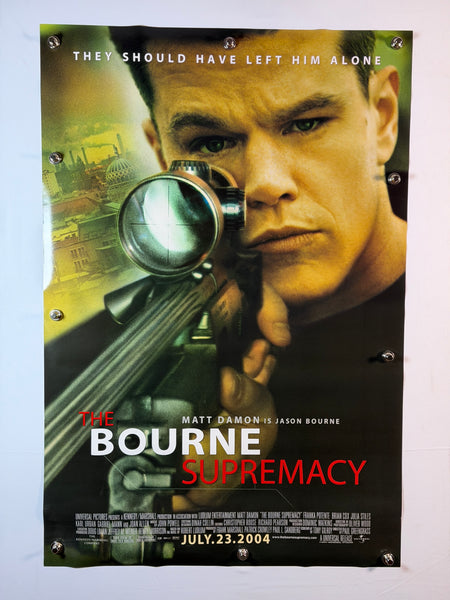 THE BOURNE SUPREMACY 2004 Original Movie Poster 27x40 DS Rolled Matt Damon - Joe's Geek VLT