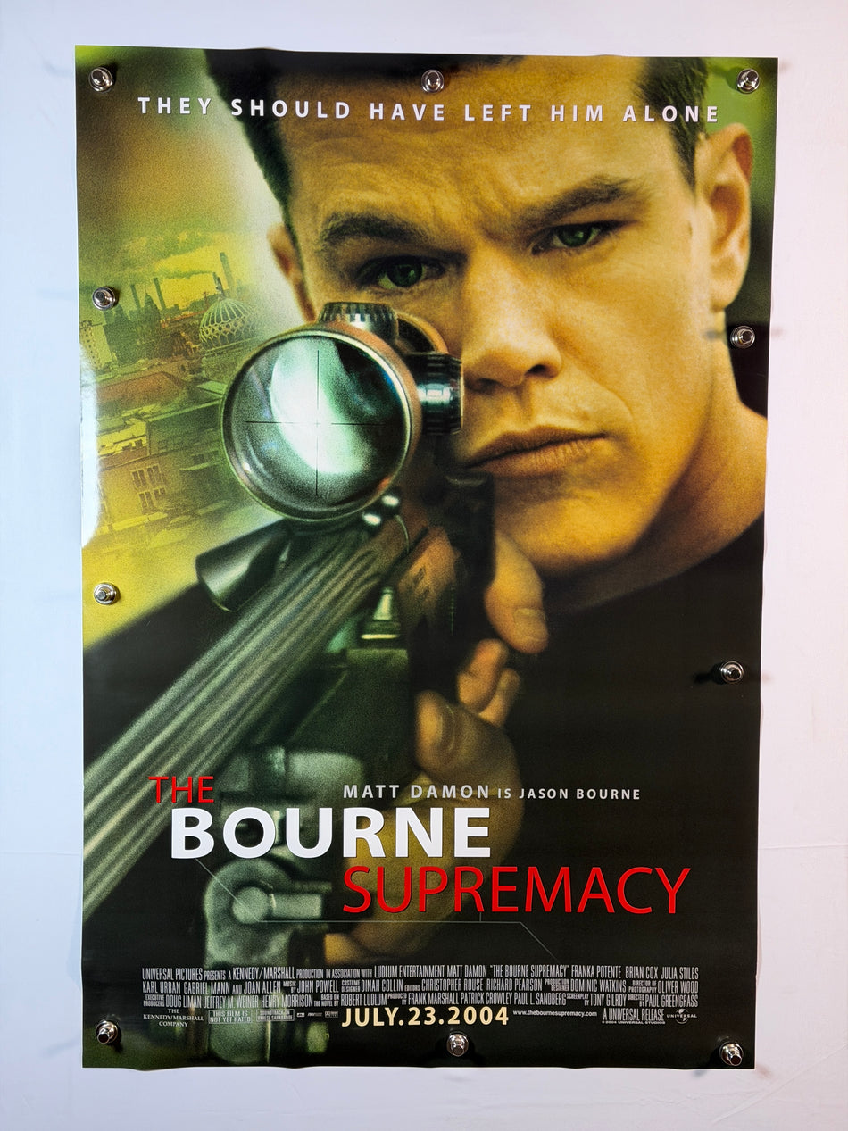 THE BOURNE SUPREMACY 2004 Original Movie Poster 27x40 DS Rolled Matt Damon - Joe's Geek VLT