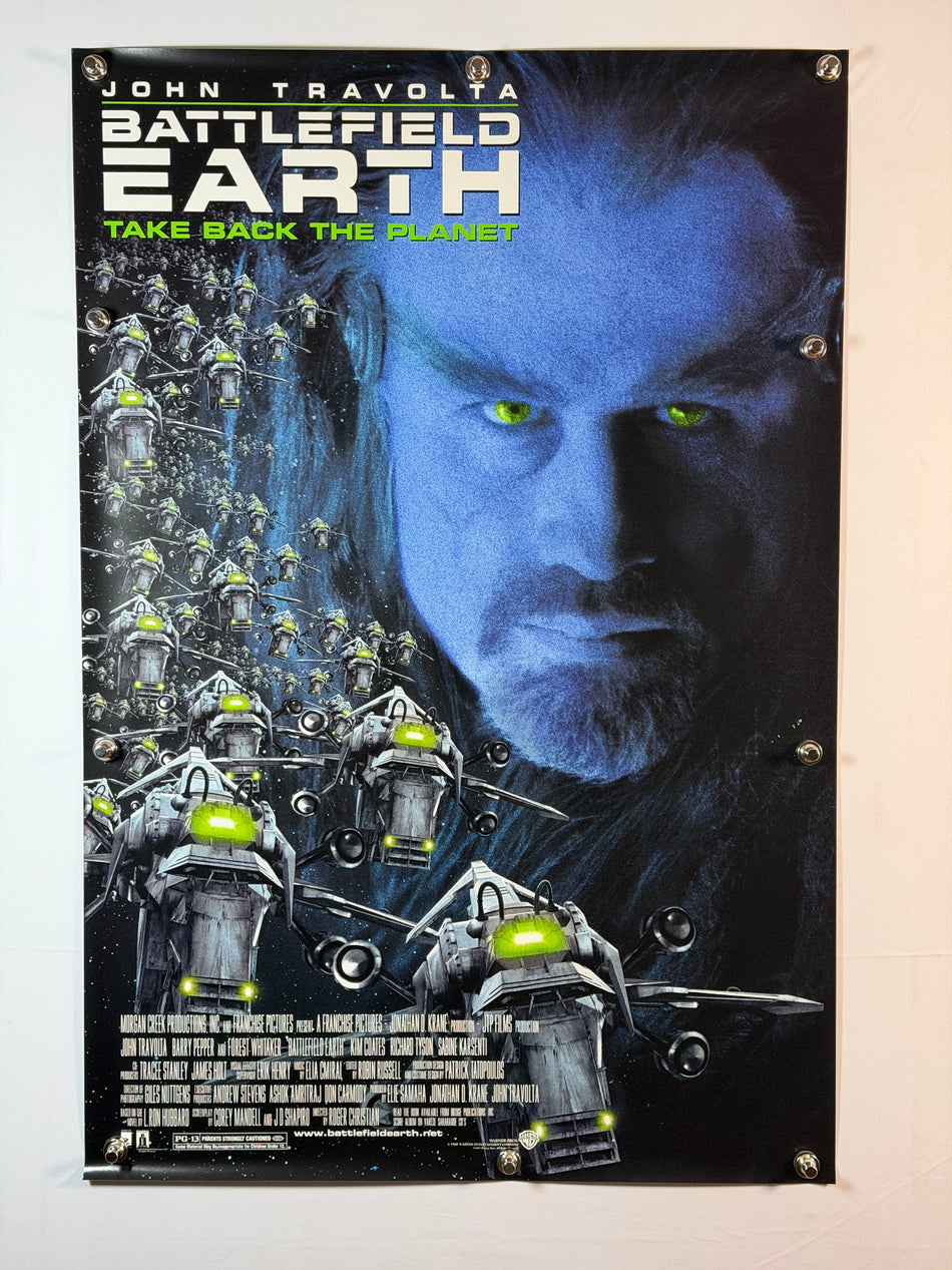 BATTLEFIELD EARTH 2000 Original Movie Poster 27x41 SS Rolled John Travolta