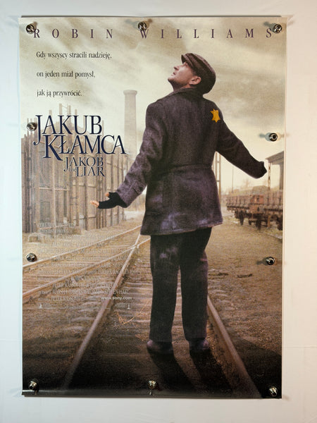 JAKOB THE LIAR 1999 Original Polish Movie Poster 27x40 SS Rolled Robin Williams - Joe's Geek VLT