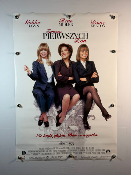 THE FIRST WIVES CLUB (ZMOWA PIERWSZYCH ŻON) 1996 Original Polish Movie Poster 27x40 SS Rolled Bette Midler - Joe's Geek VLT