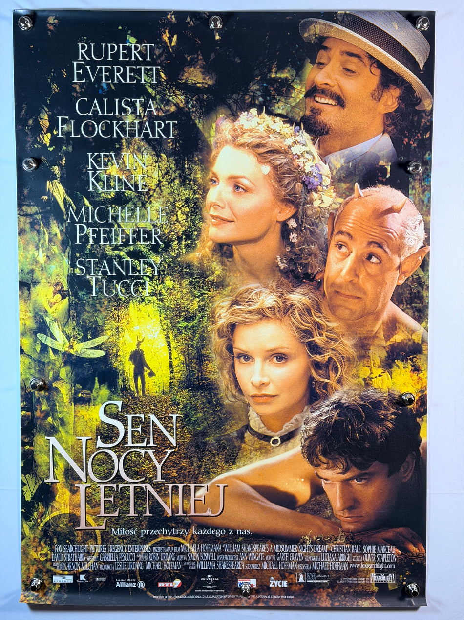 A MIDSUMMER NIGHT'S DREAM (SEN NOCY LETNIEJ) 1999 Original Polish Movie Poster 27x39 SS Rolled Kevin Kline