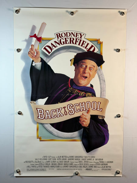 BACK TO SCHOOL 1986 Original Movie Poster 27x41 SS Rolled Rodney Dangerfield - Joe's Geek VLT
