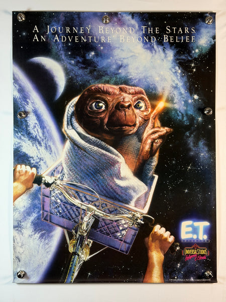 E.T. ADVENTURE 1991 Original Universal Studios Poster 27x40 SS Rolled “A Journey Beyond the Stars” - Joe's Geek VLT