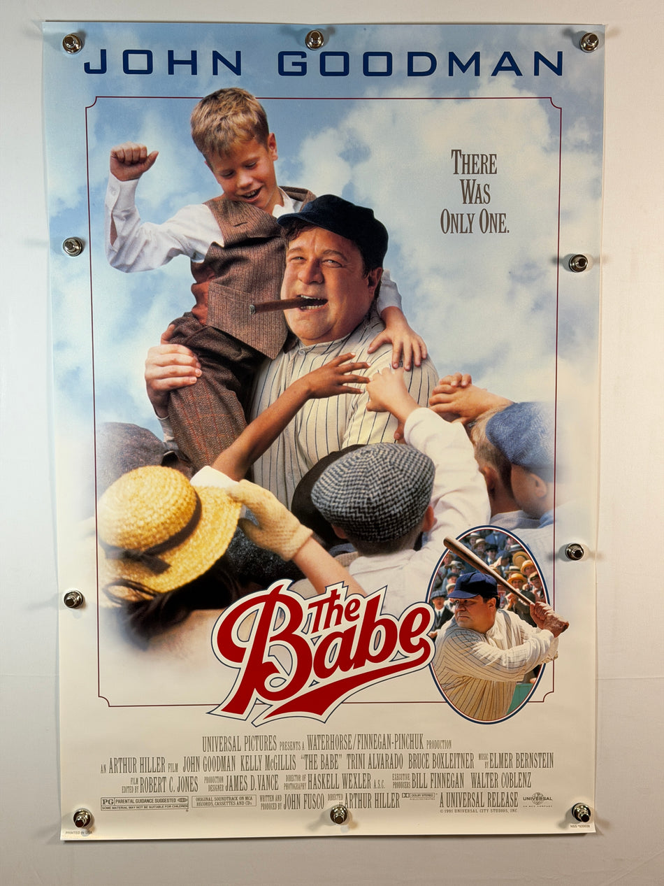 THE BABE 1992 Original Movie Poster 27x40 SS Rolled John Goodman - Joe's Geek VLT