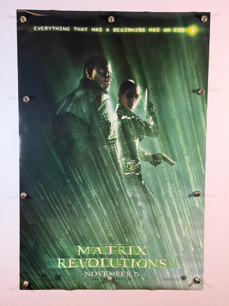 THE MATRIX REVOLUTIONS 2003 Original Movie Poster 27x40 DS Rolled Keanu Reeves