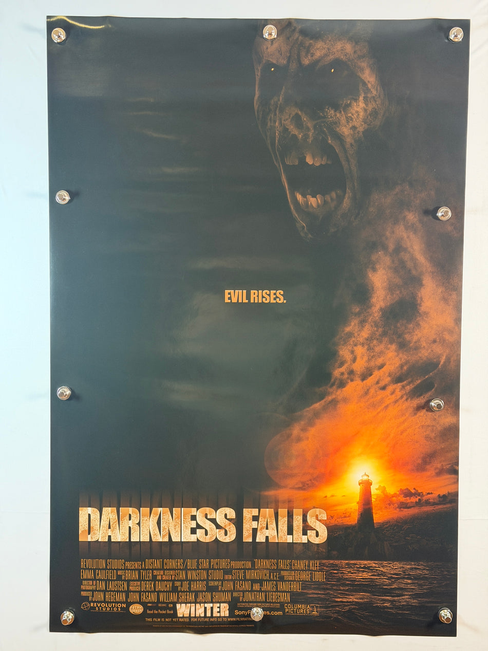 DARKNESS FALLS 2003 Original Movie Poster 27x40 DS Rolled Teaser “Evil Rises” - Joe's Geek VLT