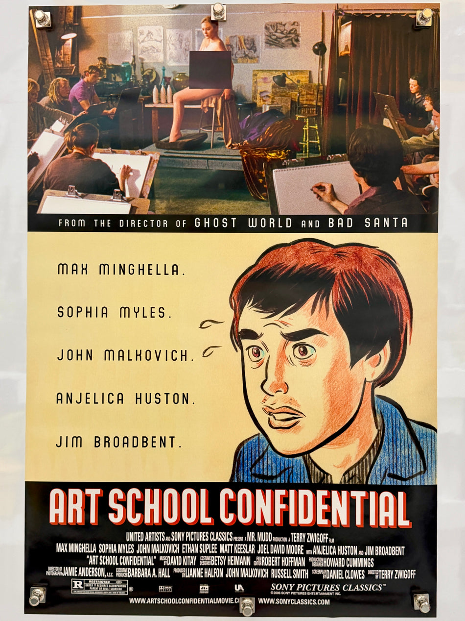 Art School Confidential (2006) Original Movie Poster 27x40 Max Minghella