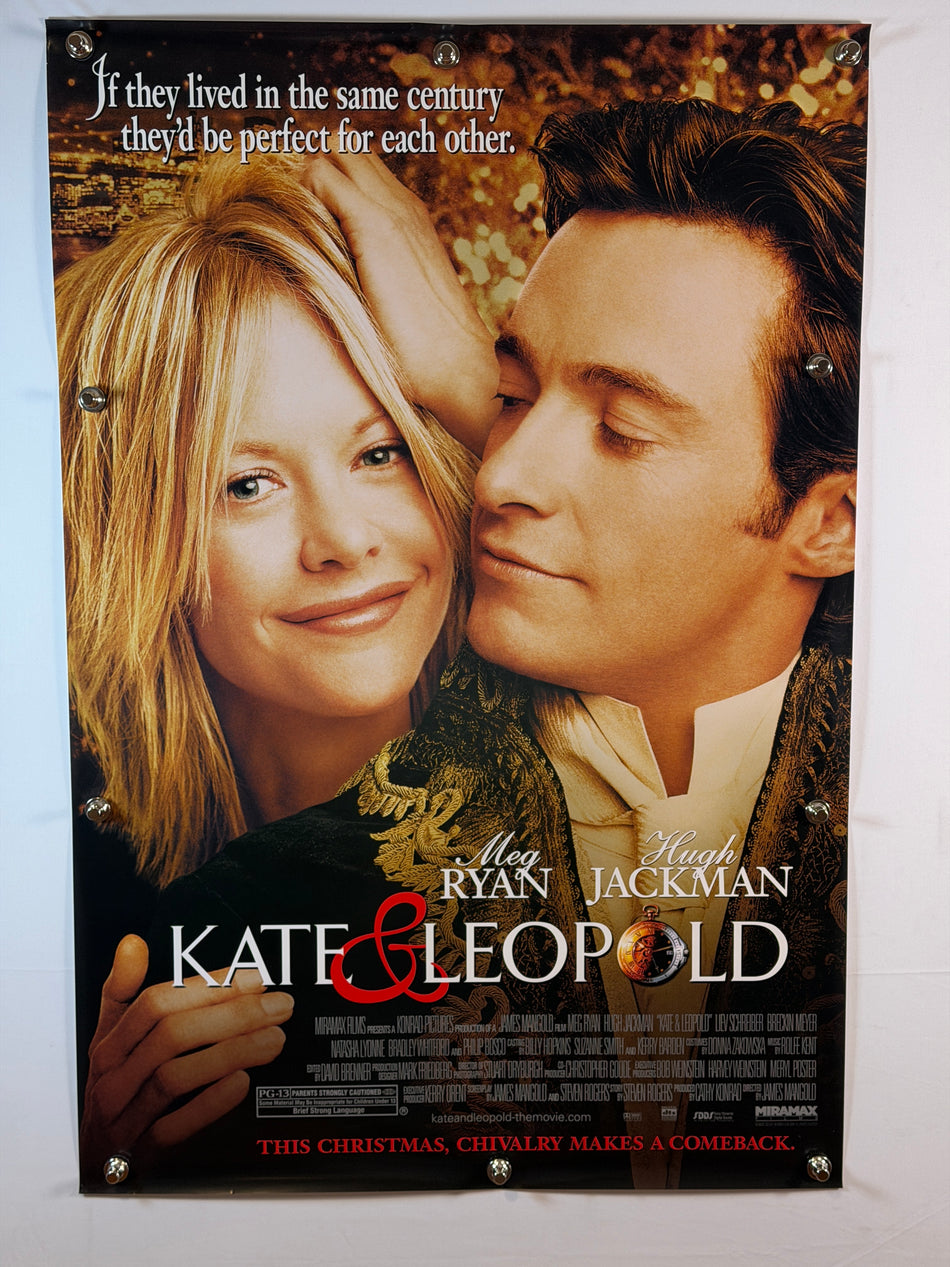 KATE & LEOPOLD 2001 Original Movie Poster 27x40 SS Rolled Meg Ryan Hugh Jackman - Joe's Geek VLT
