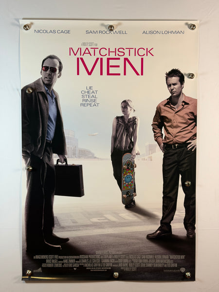 MATCHSTICK MEN 2003 Original Movie Poster 27x40 SS Rolled Nicolas Cage - Joe's Geek VLT