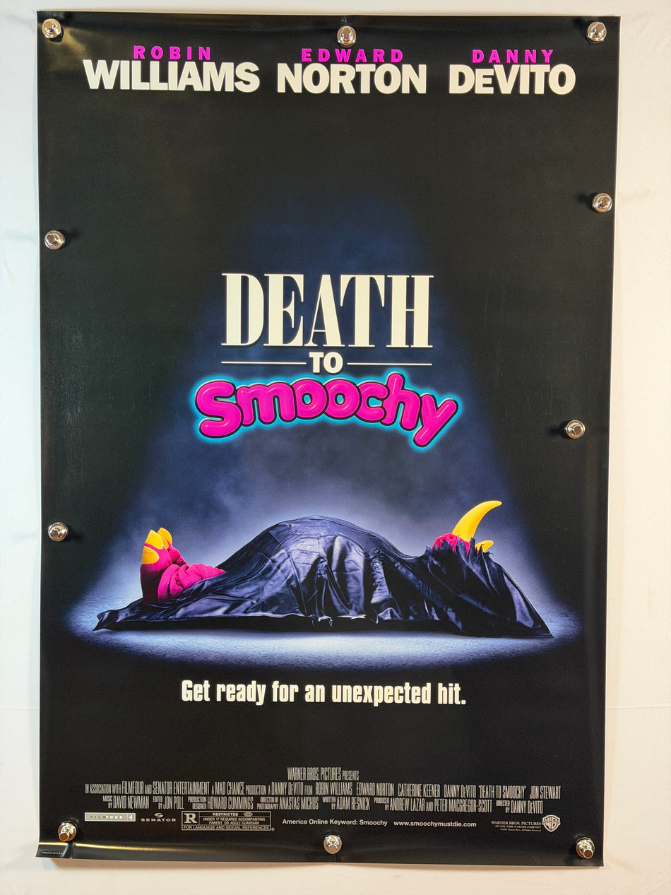 DEATH TO SMOOCHY 2002 Original Movie Poster 27x40 DS Rolled Robin Williams - Joe's Geek VLT