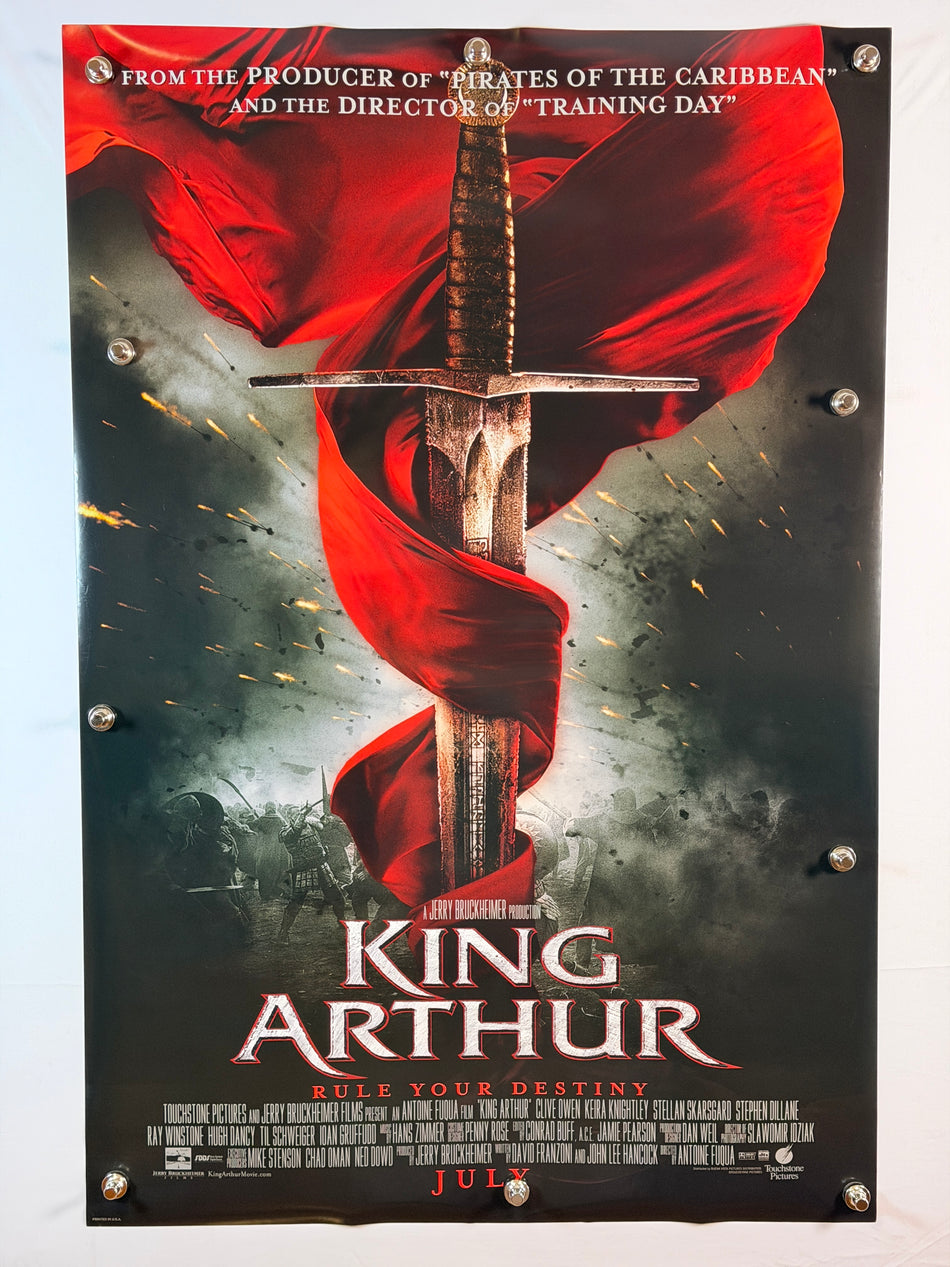 KING ARTHUR 2004 Original Movie Poster 27x40 DS Rolled Advance Clive Owen Keira Knightley - Joe's Geek VLT