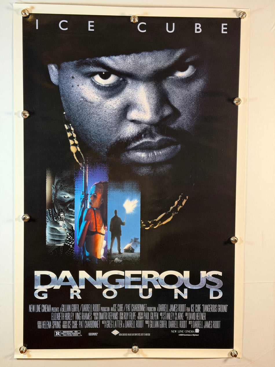 DANGEROUS GROUND 1997 Original Movie Poster 27x40 SS Rolled Ice Cube - Joe's Geek VLT
