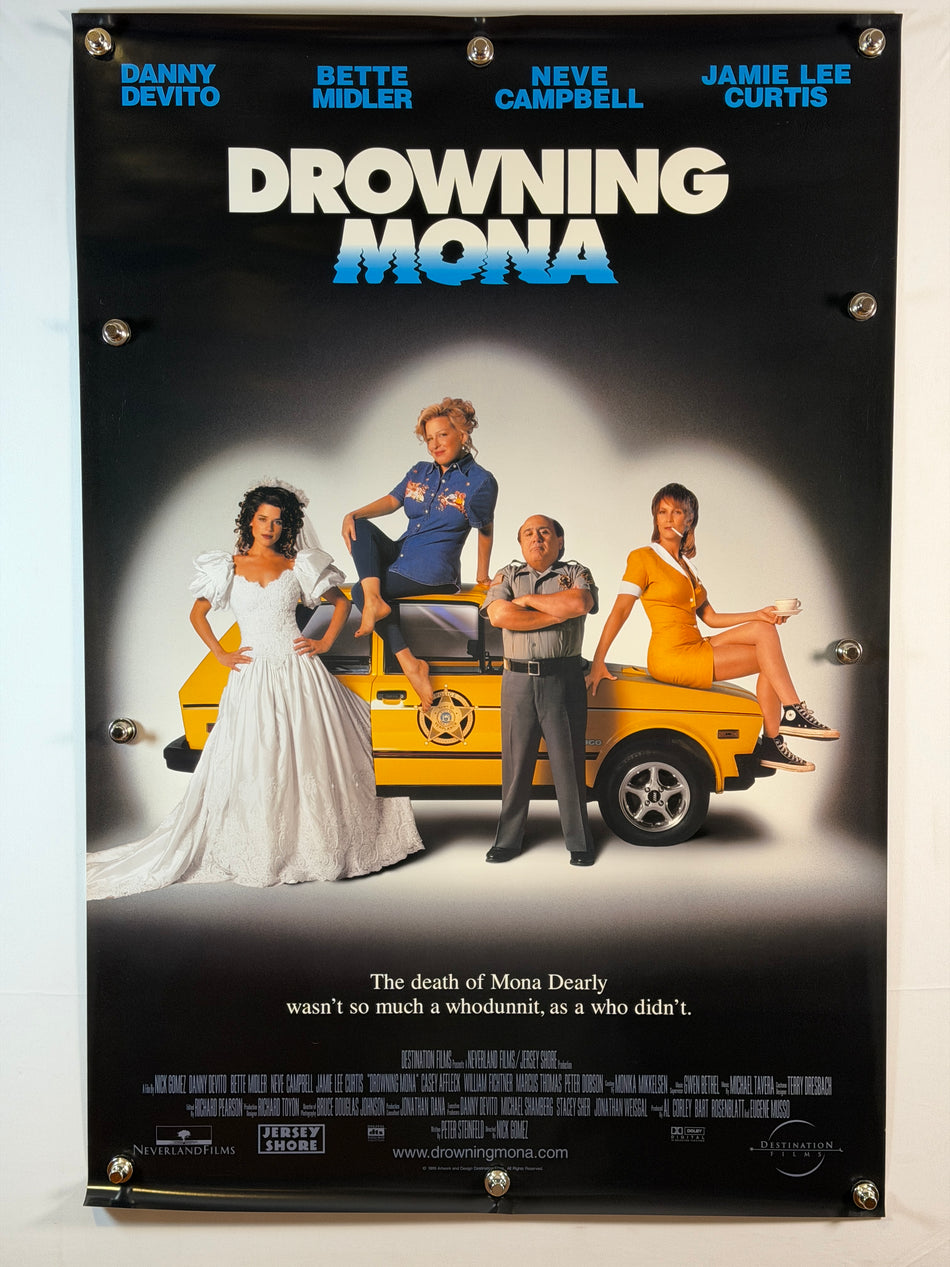 DROWNING MONA 2000 Original Movie Poster 27x40 DS Rolled Danny DeVito Bette Midler - Joe's Geek VLT