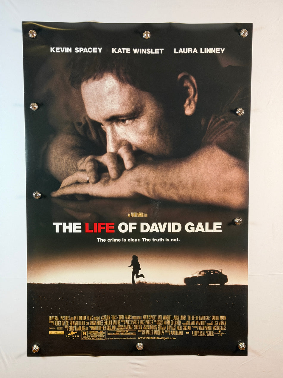 THE LIFE OF DAVID GALE 2003 Original Movie Poster 27x40 DS Rolled Kevin Spacey