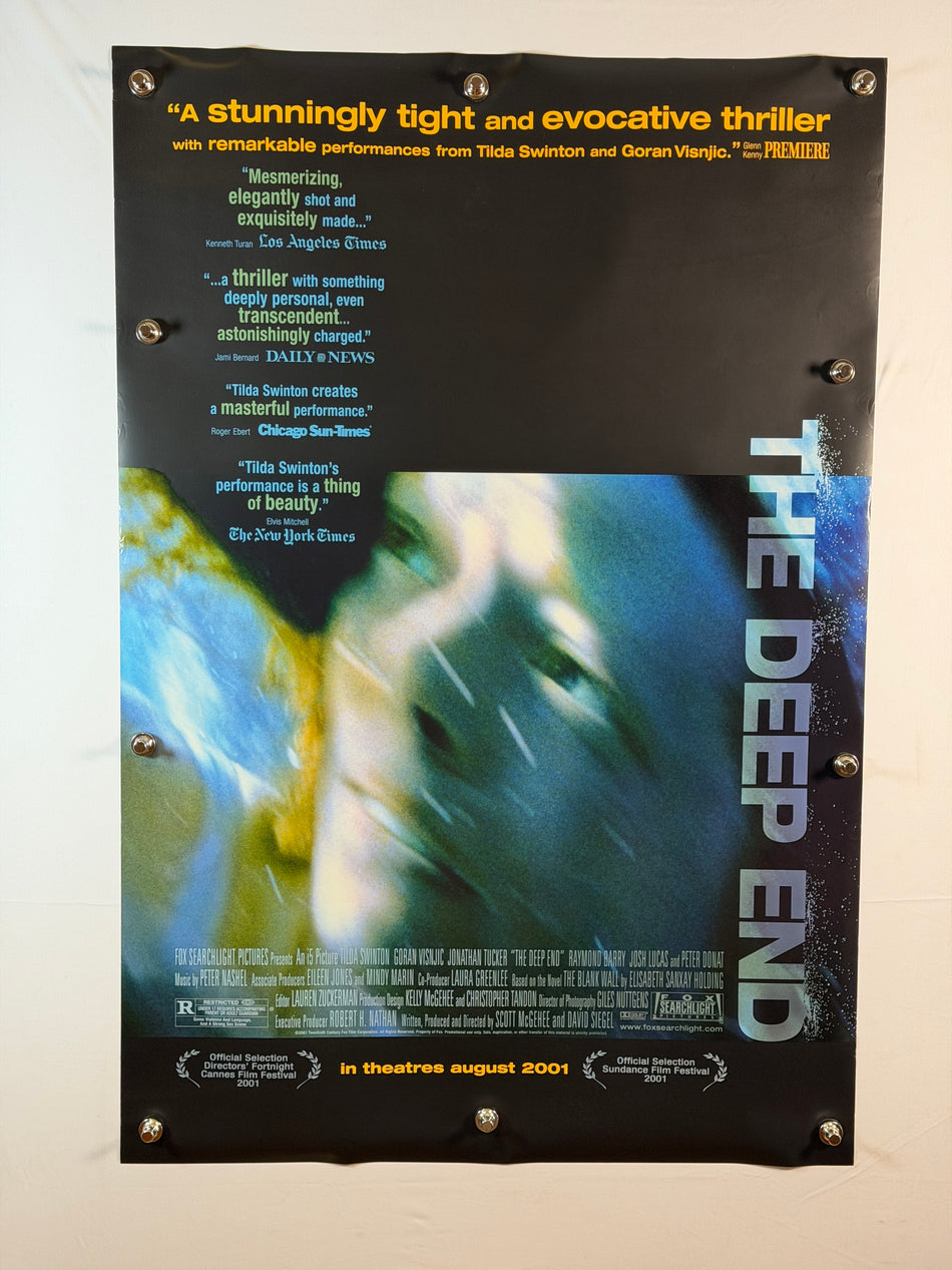 THE DEEP END 2001 Original Movie Poster 27x40 DS Rolled Tilda Swinton - Joe's Geek VLT
