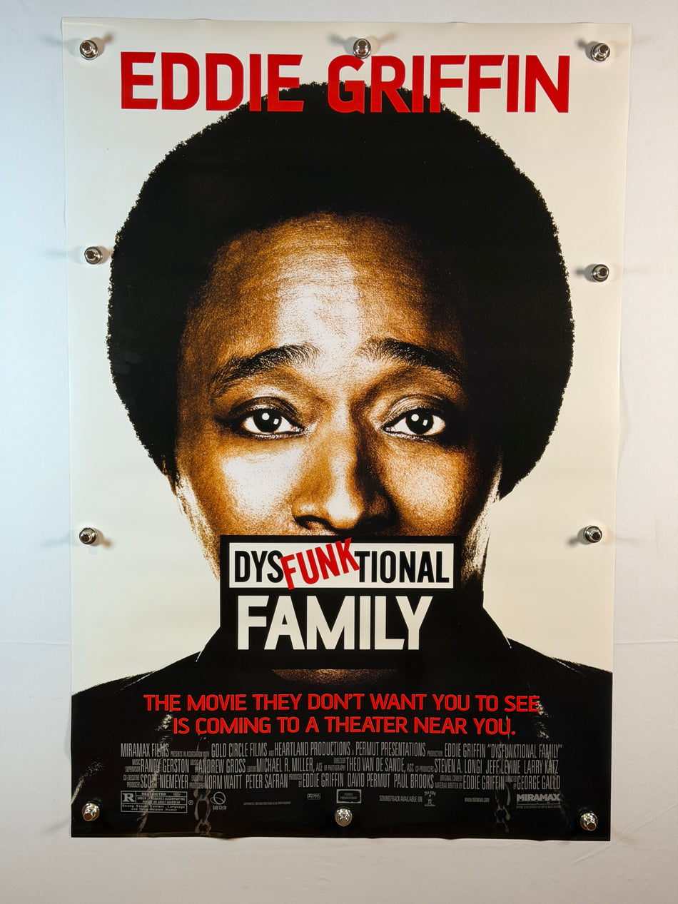 DYSFUNKTIONAL FAMILY 2003 Original Movie Poster 27x40 SS Rolled Advance Eddie Griffin - Joe's Geek VLT
