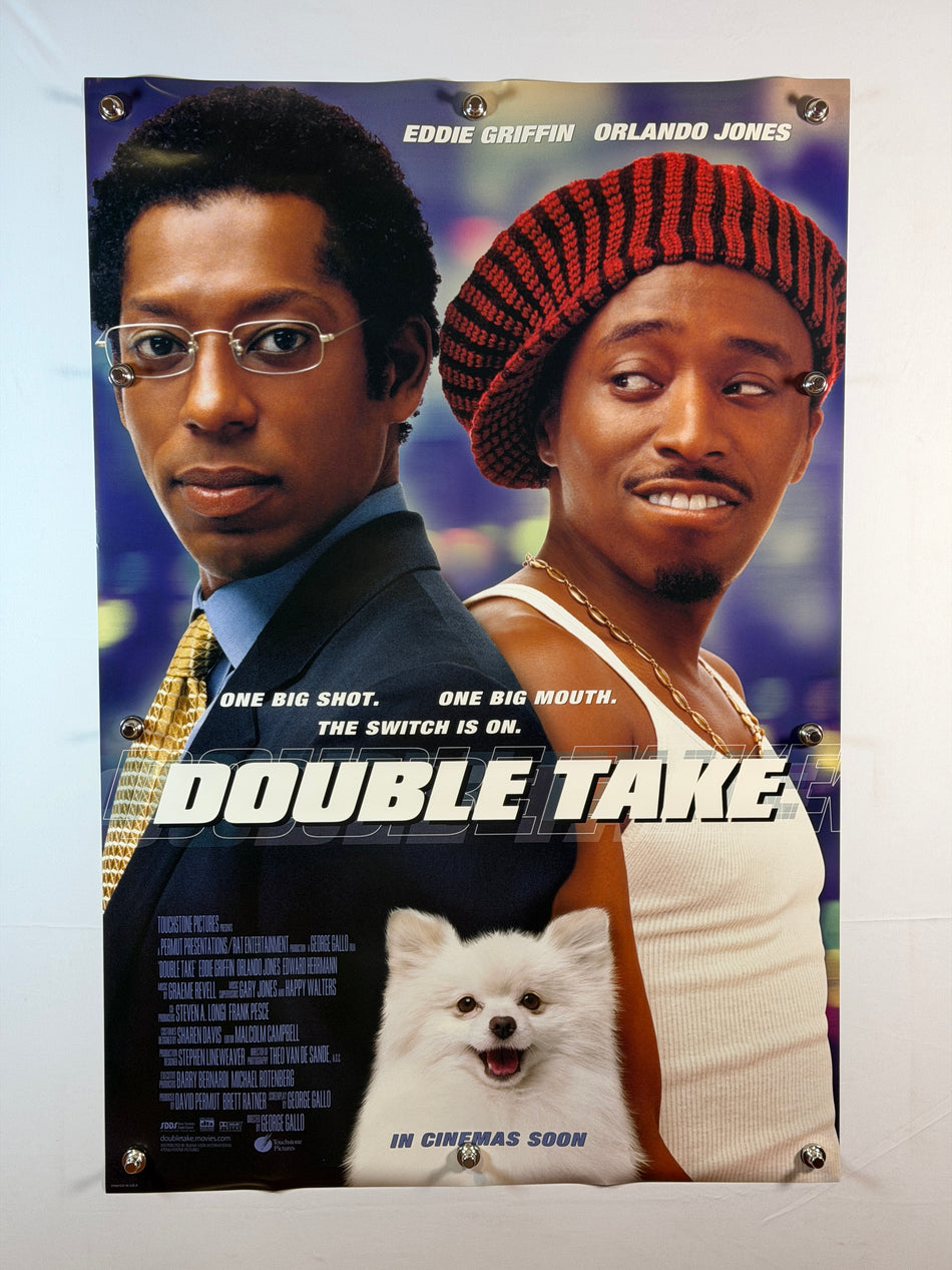 DOUBLE TAKE 2001 Original Movie Poster 27x40 DS Rolled Eddie Griffin - Joe's Geek VLT