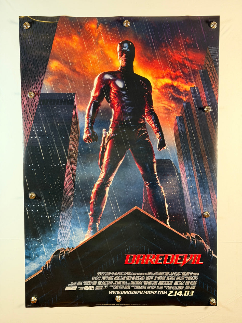 DAREDEVIL 2003 Original Movie Poster 27x40 DS Rolled Ben Affleck - Joe's Geek VLT