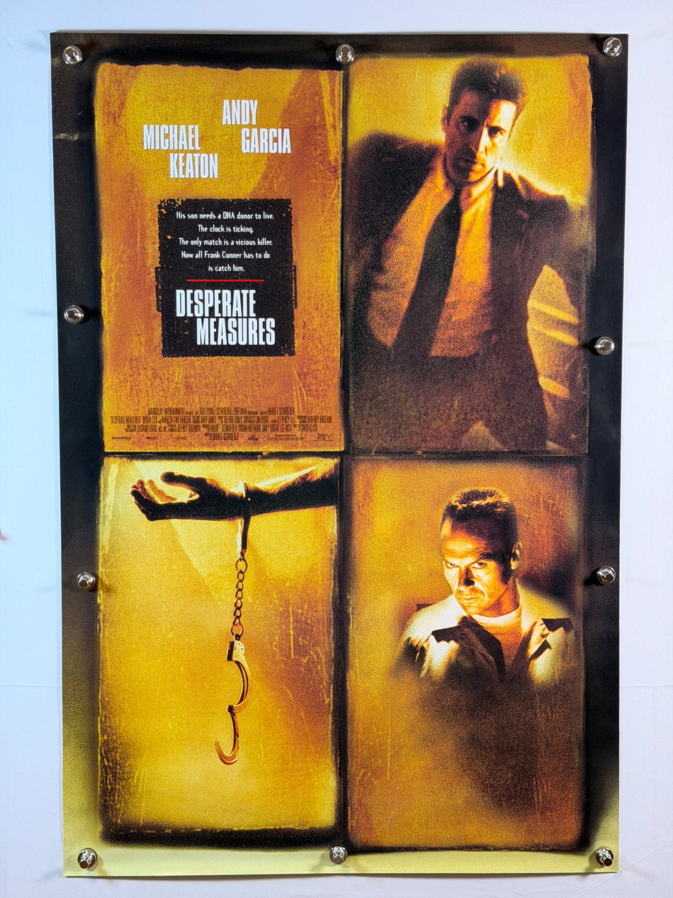 DESPERATE MEASURES 1998 Original Movie Poster 27x40 DS Rolled Michael Keaton Andy Garcia - Joe's Geek VLT