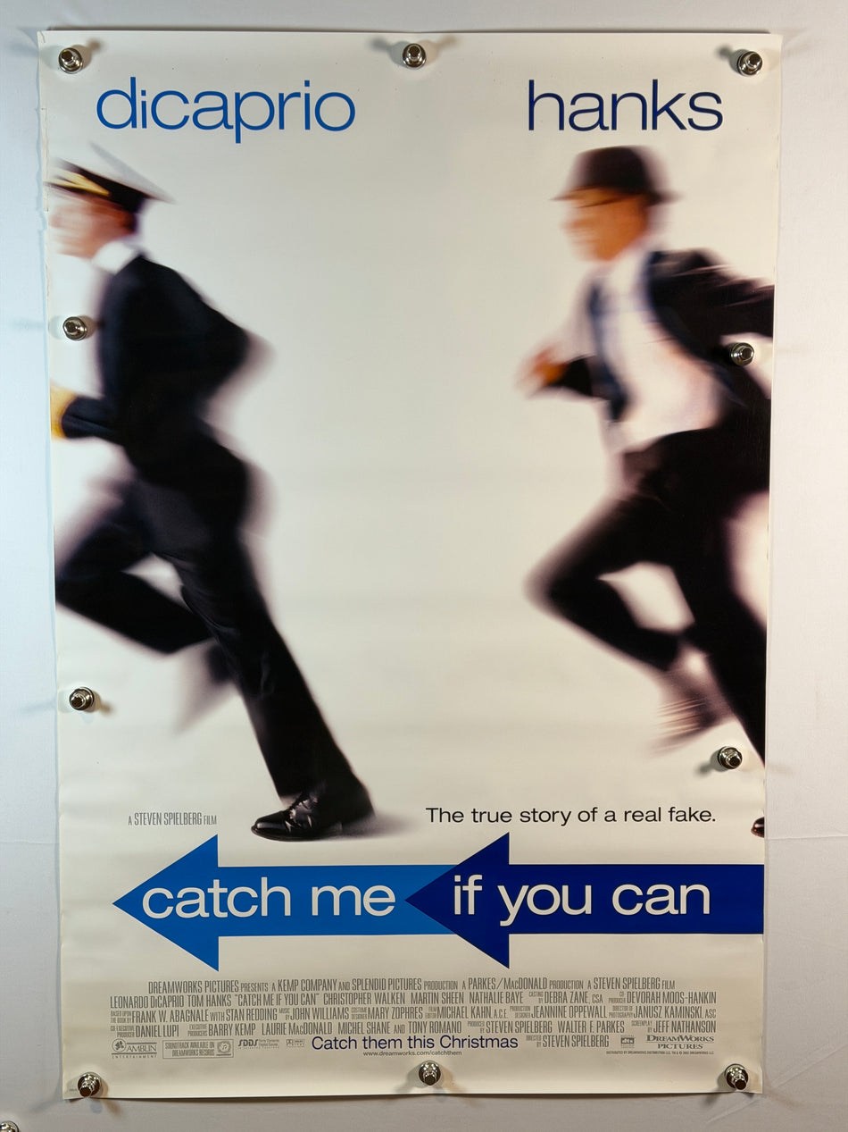 CATCH ME IF YOU CAN 2002 Original Movie Poster 27x40 DS Rolled Leonardo DiCaprio