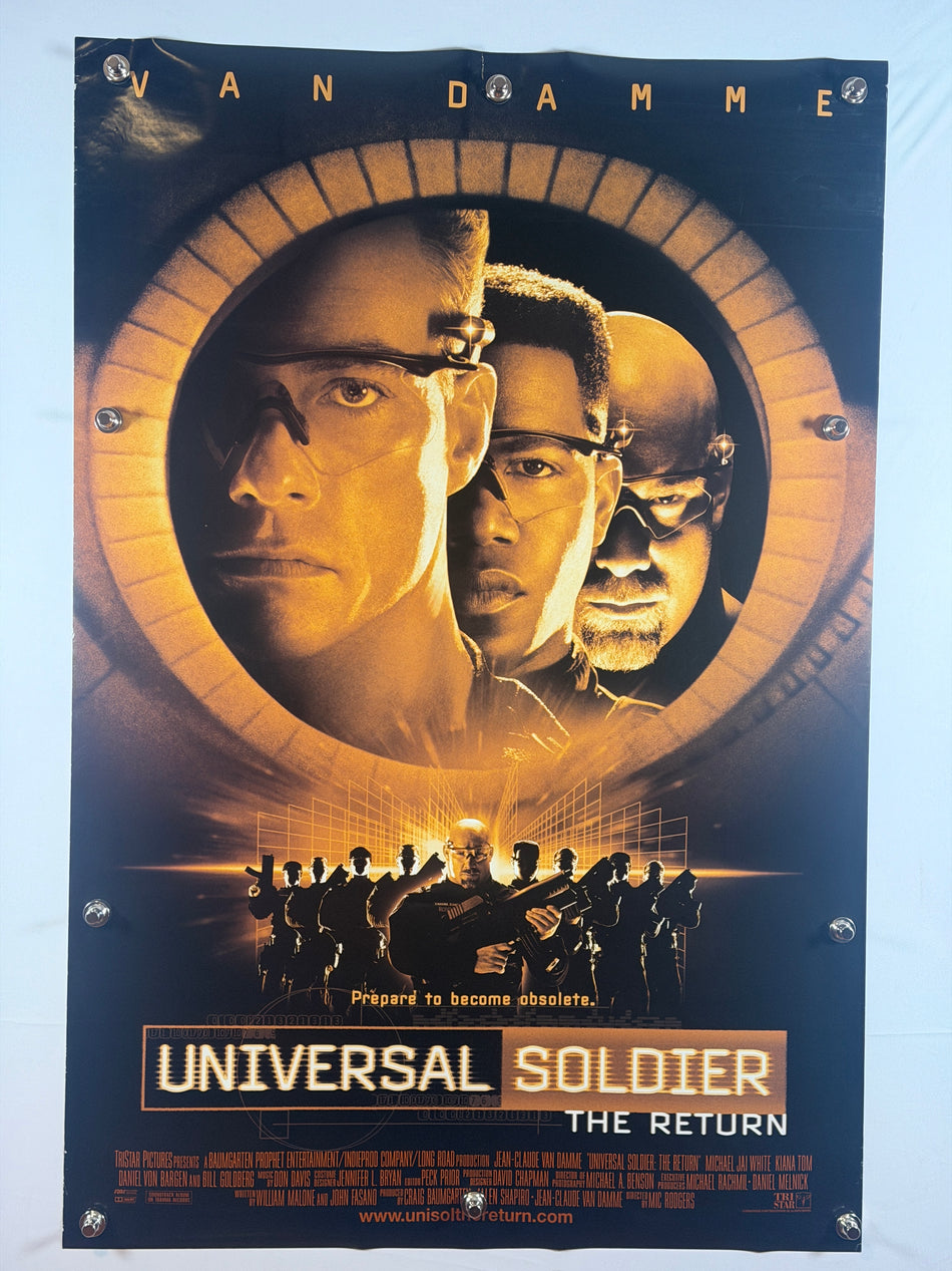 UNIVERSAL SOLDIER: THE RETURN 1999 Original Movie Poster 27x40 DS Rolled Jean-Claude Van Damme