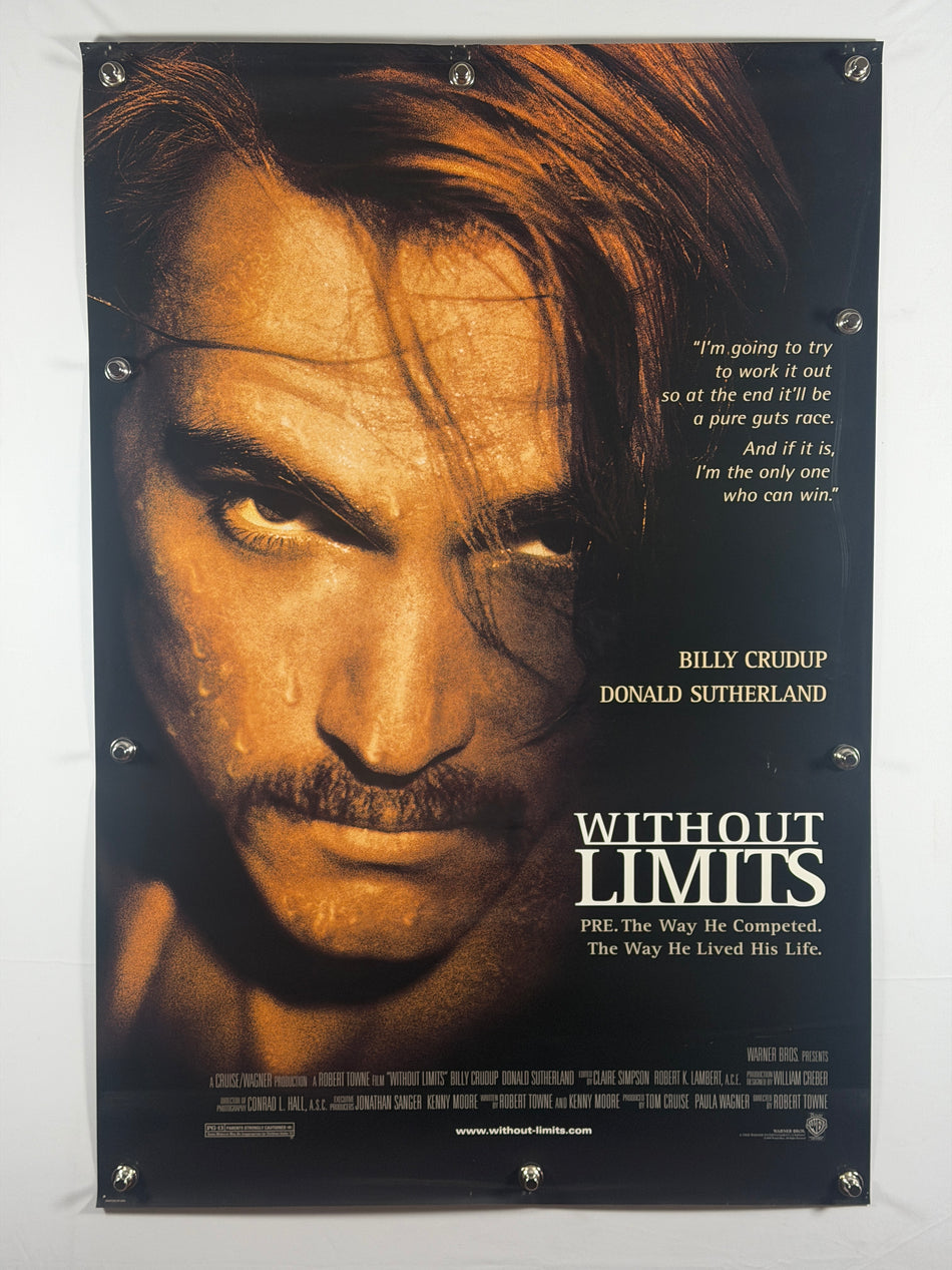 WITHOUT LIMITS 1998 Original Movie Poster 27x40 DS Rolled Billy Crudup Donald Sutherland