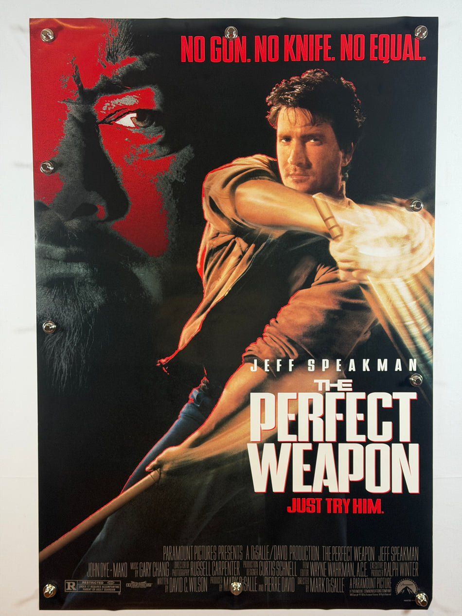 THE PERFECT WEAPON 1991 Original Movie Poster 27x40 DS Rolled Jeff Speakman