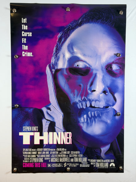Stephen King’s Thinner 1996 Original Movie Poster 27x40 DS Rolled Advance - Joe's Geek VLT