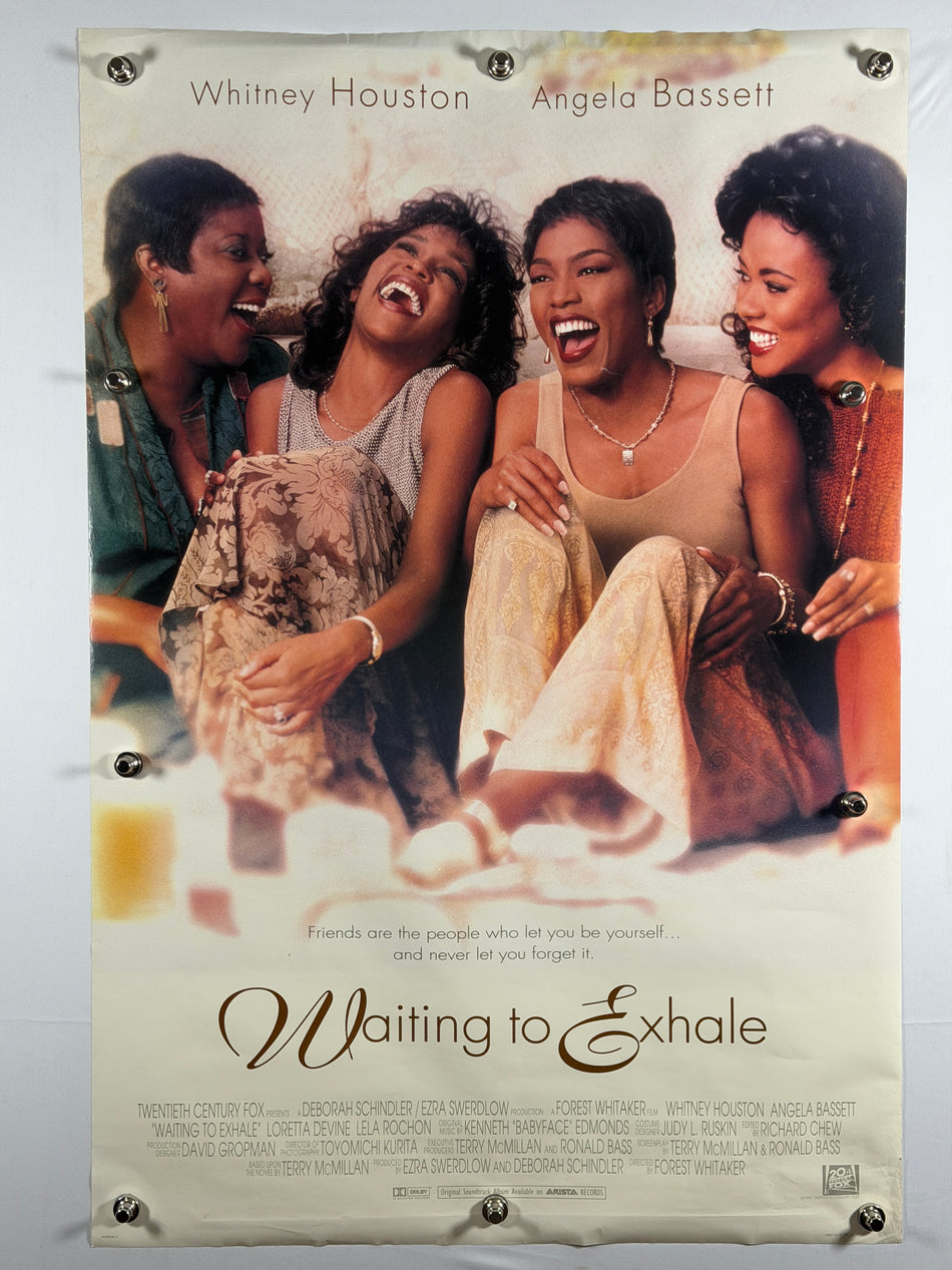 Waiting to Exhale 1995 Original Movie Poster 27x40 DS Rolled Whitney Houston Angela Bassett