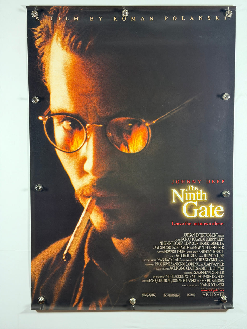 The Ninth Gate 1999 Original Movie Poster 27x40 DS Rolled Johnny Depp